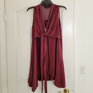 All Saints Jayda 100% Silk Dress Brand New